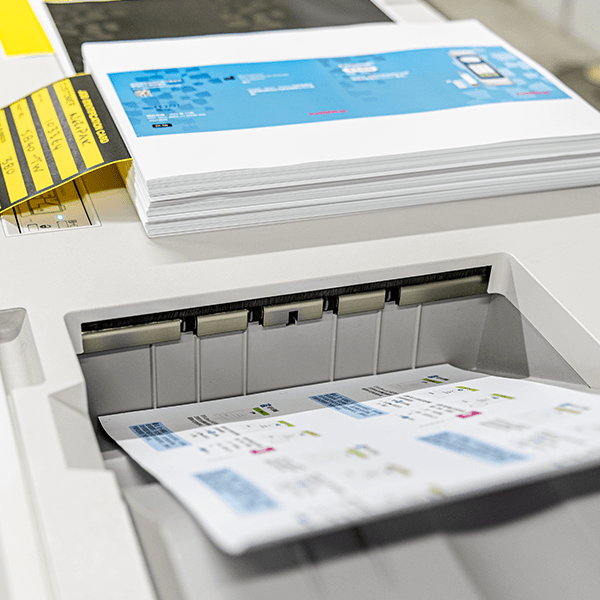 Print finishing line